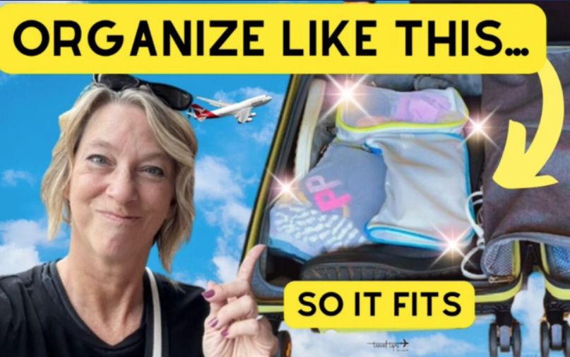 organize your luggage like this