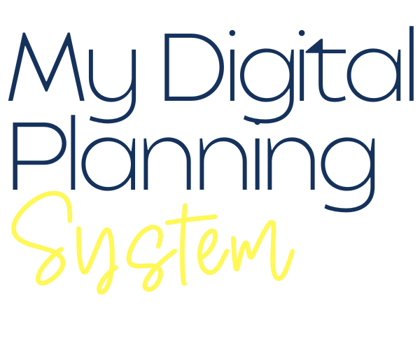 My digital planning system My digital planning system