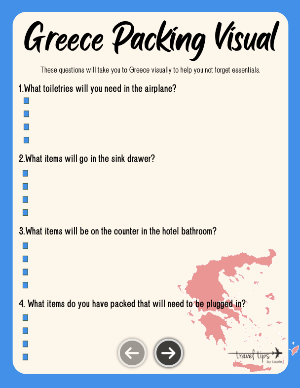 The Greece Packing Visual Guide 🇬🇷